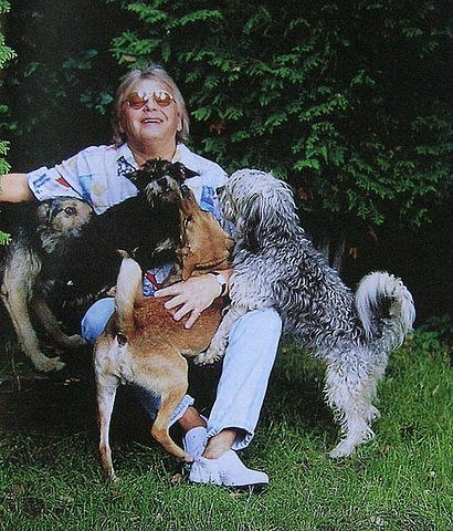 Юрий Антонов с собаками