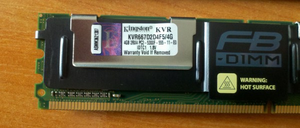 KVR667D2D4F5/4G model Mac Pro