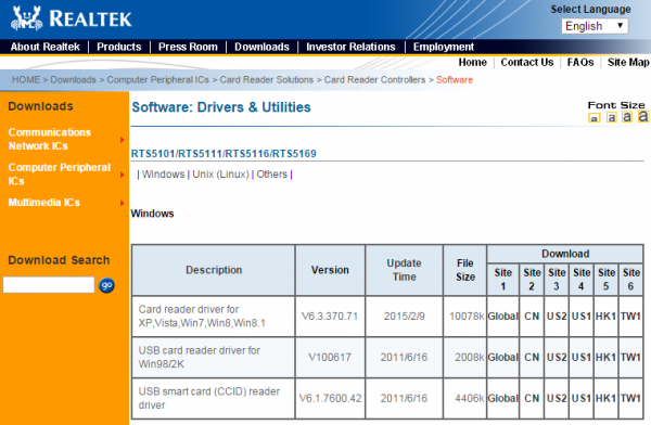 driver PCI VEN_10EC-DEV_5209